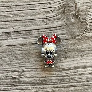 Pandora | Disney Minnie Mouse Dotted Dress & Bow Charm